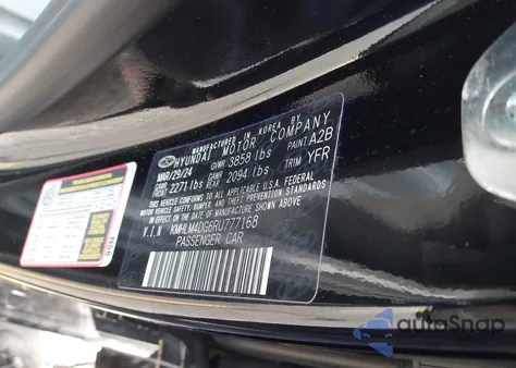 2024 Hyundai Elantra Sel from USA, damaged, VIN KMHLM4DG6RU777168